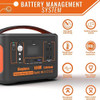 KingBoss Solar Generator Portable Power Station - 600W (Peak 1200W) 153600mAh, 568WH