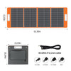 Flashfish Portable Power Station With 18V/100W Foldable Solar Panel, 292Wh 80000mAh Solar Generator Backup Power 