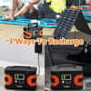 Flashfish Peak Power Station With 50W 18V Portable Solar Panel