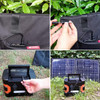 Flashfish 100W 18V Portable Solar Panel