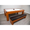 Sherwood 7-ft Air Hockey Table Combo Set with Benches