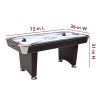 Midtown II 6-ft Air Hockey Table with LED Scoring - Dark Cherry Finish