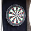 Westwood Bristle Dartboard w/ 84" Free-Standing Cabinet - Rustic Gray