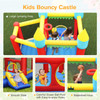 Inflatable Bounce Castle with Slide Without Blower