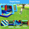 Inflatable Jumping Castle Bounce House with Dual Slides without Blower