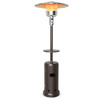 Outdoor Heater, Propane, Steel with Table and Wheels, 48,000 BTU