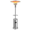 Outdoor Heater, Propane, Steel with Table and Wheels, 48,000 BTU