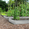 Metal Galvanized Raised Garden Bed with Open-Ended Base