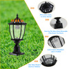 Landscape Solar Post Light with Remote Control, Cool and Warm LED Light