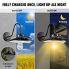 Solar Barn Light, 3 Lighting Modes & Motion Sensor