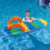 Beach Striped Flip Flop 71-in Inflatable Pool Float (NT1773)