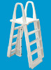 Ocean Blue 48"- 56" 4 Tread A-Frame Ladder with Anti-Entrap Barrier