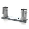 Perma-Cast 8" On-Center Handrail Anchor Set - 4" Aluminum Anchors