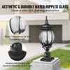2 PCs Dusk to Dawn Outdoor Lamp Post Light Fixture 20.87in Pole Pier Mount