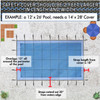 5 Year Blue Super Mesh Safety Pool Covers