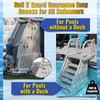 Cool Pool™ 54” Deep Heavy-Duty Resin and Aluminum Salt Friendly Above Ground Pool Packages - Round and Oval