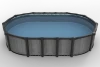 Cool Pool™ 54” Deep Heavy-Duty Resin and Aluminum Salt Friendly Above Ground Pool Packages - Round and Oval