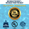 Gorilla Solid With Drains Safety Pool Covers - 16 Year Warranty