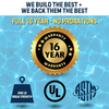 Gorilla Solid With Drains Safety Pool Covers - 16 Year Warranty