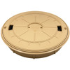 Cover and Collar, CMP In-Ground Gunite Skimmer, Round, Tan