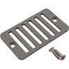 Grate, CMP, 2" x 4", Gray, With Screws