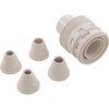 Nozzle, CMP Power Jet, Non-Adj, White, w/ 4 Orifices