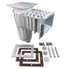 Skimmer, Complete, Hayward Standard Vinyl, White