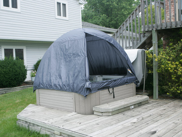 Tub-A-Cabana hot tub privacy enclosure