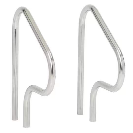 Inground Pool Grab Rails Stainless Steel Figure 4 Grab Rails - For Inground Pools - Set of 2