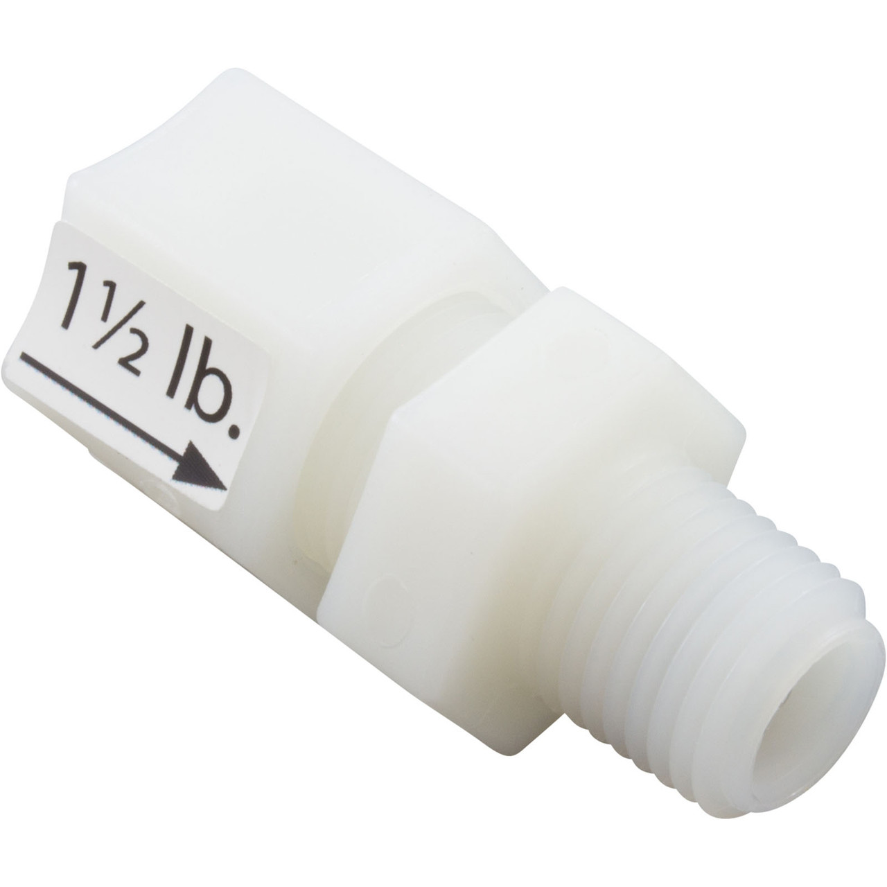 Check Plug Connectors Check Valve Kit, 1-1/2 Lb., Tubing Connector - 1008011 - PoolAndSpa