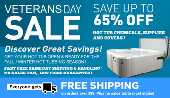 Veterans Day Specials On Hot Tub Supplies
