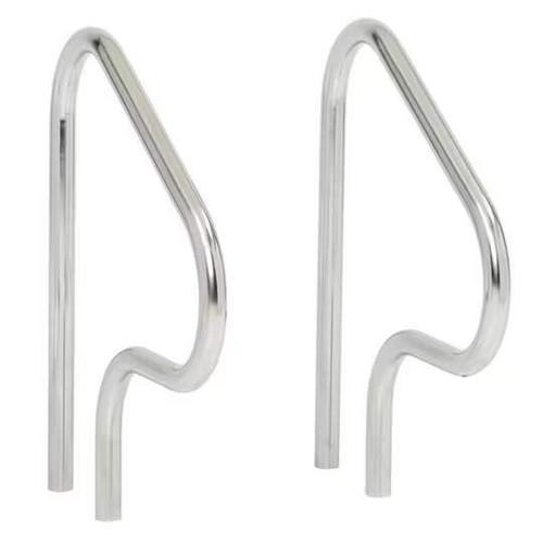 Stainless Steel Figure 4 Grab Rails - For Inground Pools - Set of 2