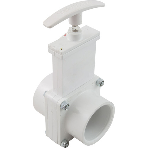 Valterra Products 1-1/2" Valve, Sxs, Pvc-White W/Keeper - 6101X