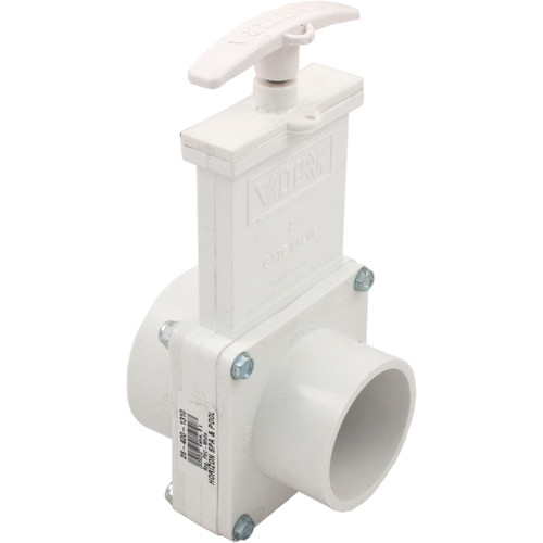 Valterra Products 2" Valve, S X Spg, Pvc-White - 6202