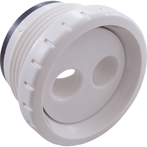 Waterway Plastics Spa Rotating Therapy Massage Jet 1-1/2" Mpt-White - 212-9170