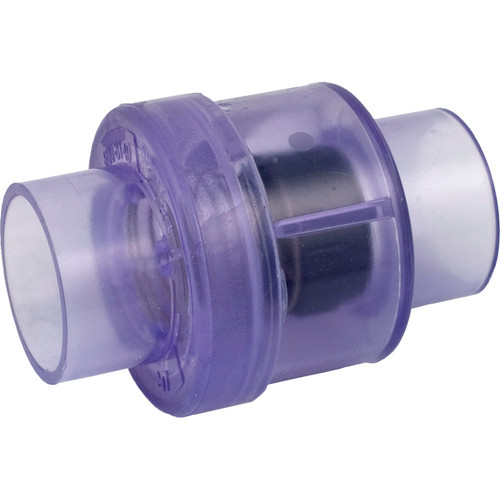 Waterway Plastics 1 1/2"S X 1 1/2"S Air Check Valve, 1/4Lb. Spring - 600-8140