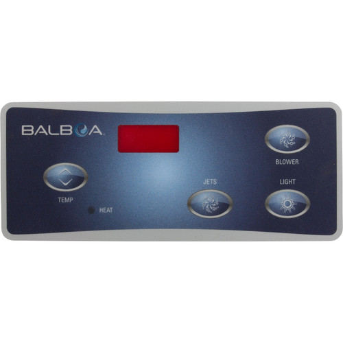 Balboa Water Group Overlay,Duplex Dig Panel Led(1 Pump,Blower,Light)(51223) - 10307