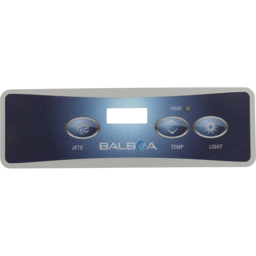 Balboa Water Group Overlay,Lite Duplex Panel,Lcd(2 Pump,No Blower,Light)(54135) - 10839