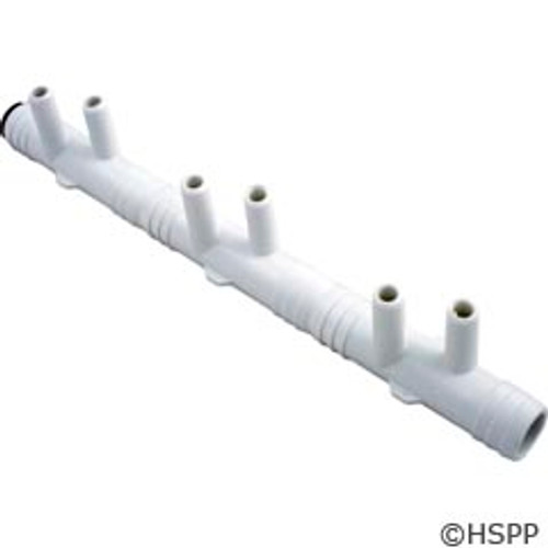 Waterway Plastics Manifold 3/4" Barb X 3/4" Barb X (6) 3/8" Ports - 672-7190