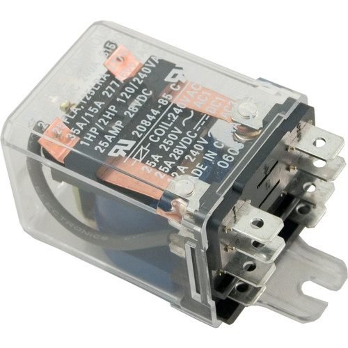 Deltrol Controls Dustcover Relay Dpdt 30A 240Vac Coil -