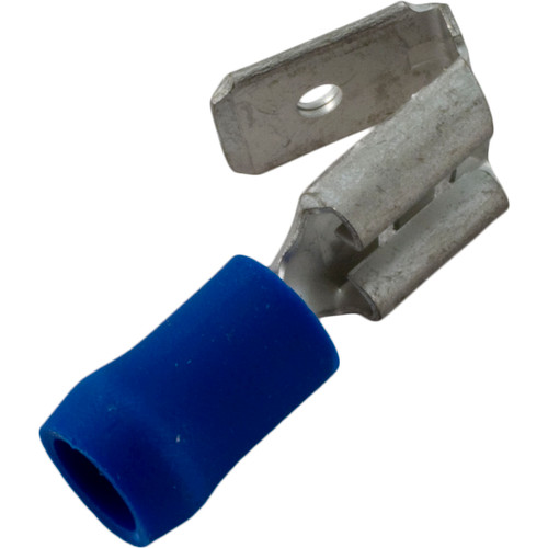 Generic Piggyback Disconnect, Blue 16-14Awg .250" Tab (Pkg 25) -