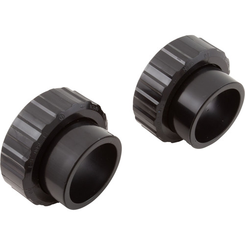 Hayward Pool Products Flush Union Connectors,1.5"S X2"Spg (Set Of 2) - SP1500UNPAK2C