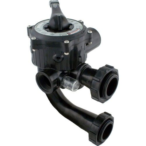 Hayward Pool Products Vari-Flo Control Valve, W/ Gauge, 1.5" Fip - SP0710X62