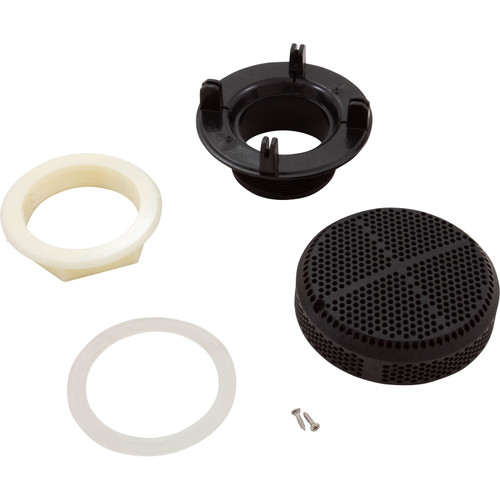 Waterway Plastics Super Hi-Flo Suction Assy,Straight,2 1/2",251Gpm,Black(Vgb) - 640-3581V