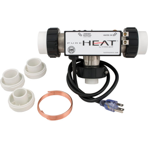 Hydro-Quip Ph100-15Up Bath Htr T-Style 120V 1.5Kw 3` Cord/Plug - PH100-15UP