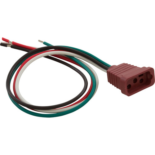 Hydro Quip Receptacle, Pump 2, 2 Speed, Molded, Brown, 14/4 - 09-0022C-A