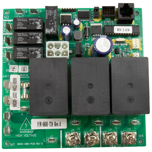 Jacuzzi Hot Tubs Pcb:Lx-10 W/Circ Pump - 6600-286