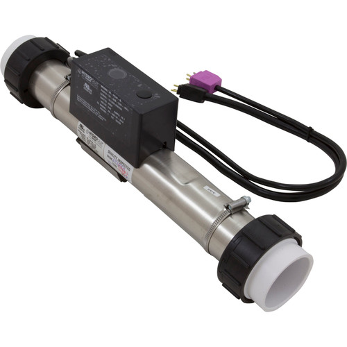 Hydro-Quip Ps Electronic Htr,4.0Kw/240V,2"X15",Short Cord,Clamps - 48-PS40-S