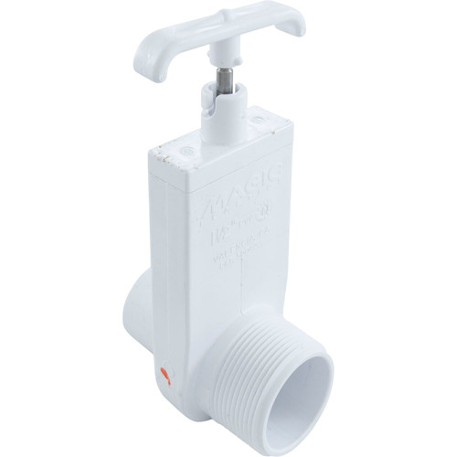 Magic Plastics Pool Hose X 1-1/2" Mpt, Pvc-White - 0423-15