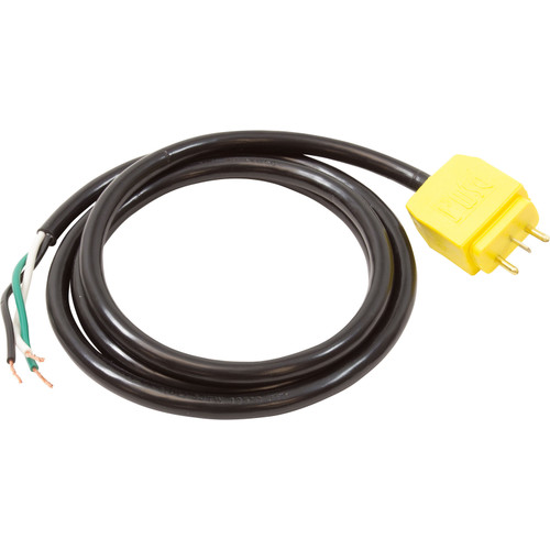 Hydro-Quip Cord,Ozone,Molded/Lit,48" (Yellow) - 30-0180-48